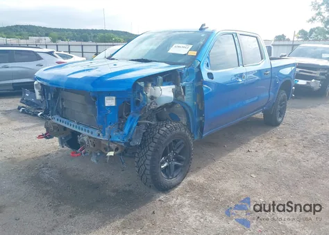 2022 Chevrolet Silverado 1500 4Wd Short Bed Lt Trail Boss из США, поврежденный, VIN 3GCUDFED7NG557110